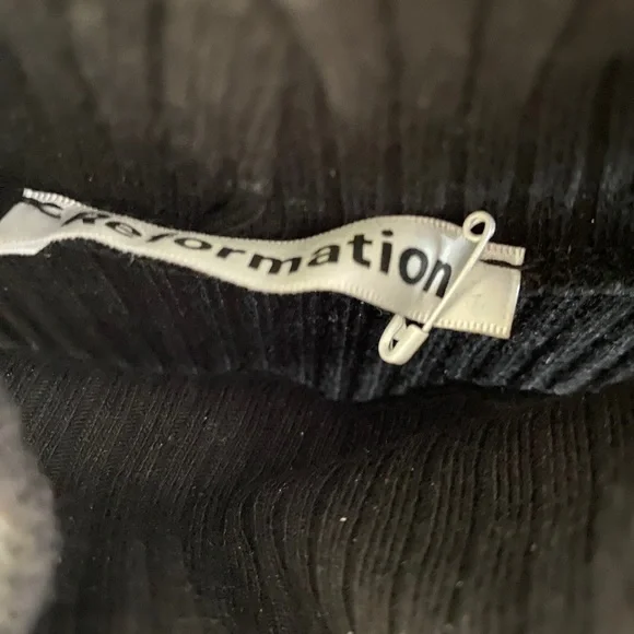 Reformation halter mock neck knit bodycon dress - Picture 5 of 7